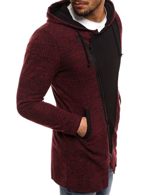 BREEZY 171550 Мъжки пуловер бордо