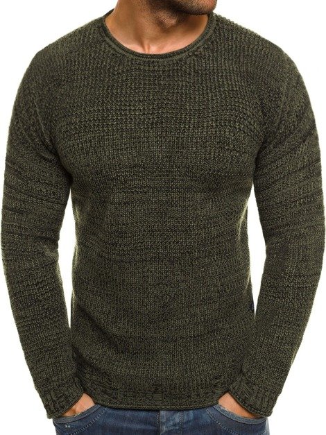 BREEZY 9022 Мъжки пуловер зелен