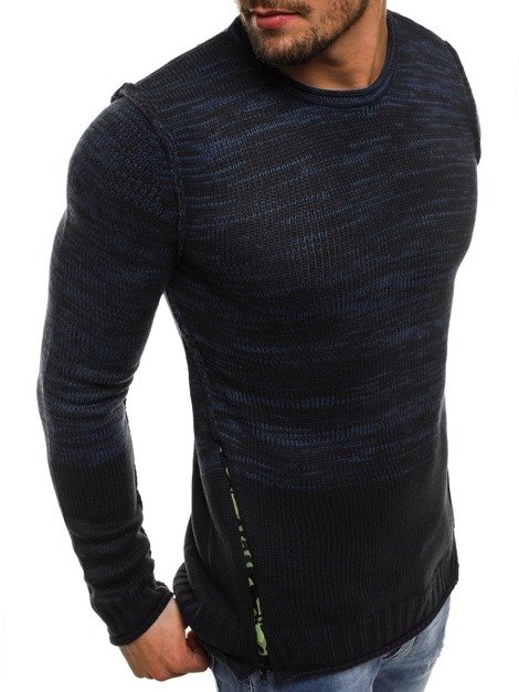 BREEZY B9019S Мъжки пуловер тъмносин