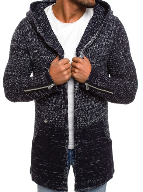 BREEZY B9025S Мъжки пуловер тъмносин