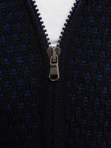 BREEZY B9041S Мъжки пуловер тъмносин