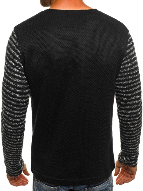 JACK DAVIS JK1035S Мъжки пуловер черен