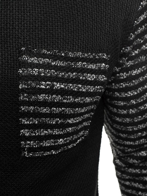 JACK DAVIS JK1035S Мъжки пуловер черен