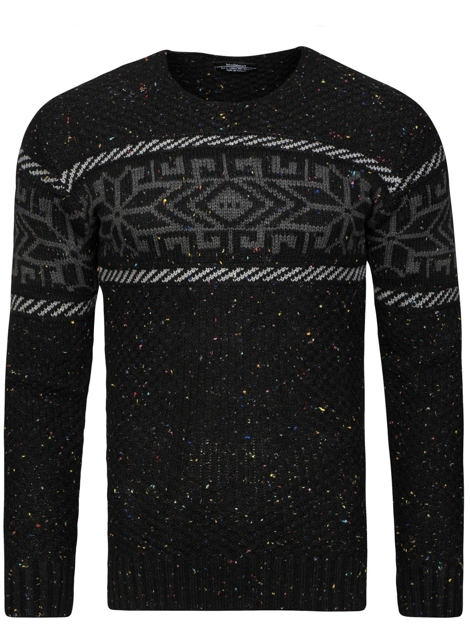 MADMEXT 1558 Мъжки пуловер черен