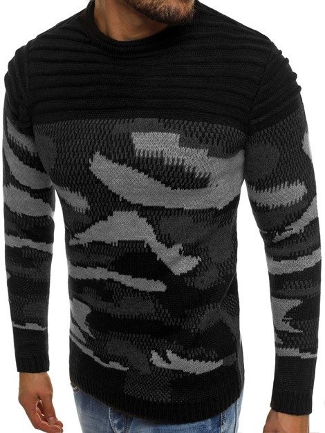 MADMEXT 2038S Мъжки пуловер черен