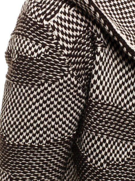 MADMEXT 2150/18 Мъжки пуловер сиво-кафяв