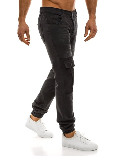 OTANTIK 828 Мъжки панталони JOGGER черни