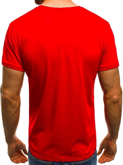OZONEE 1957 Мъжка тениска червена