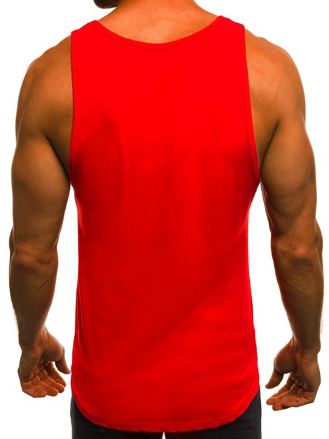 OZONEE B/181484 Мъжка тениска червена