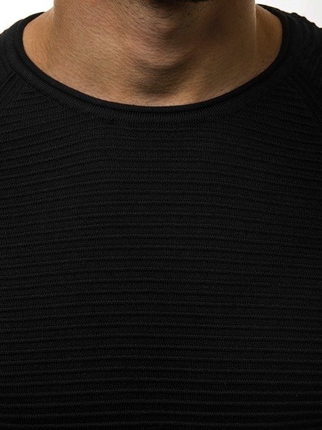 OZONEE B/2426 Мъжки пуловер черен