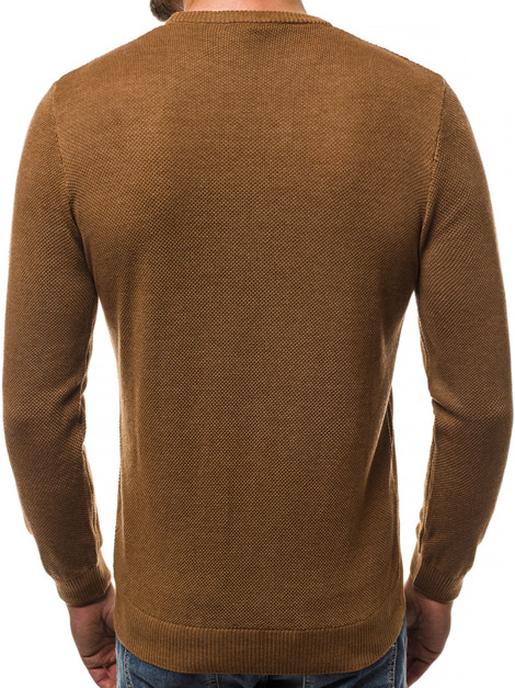 OZONEE B/2433 Мъжки пуловер камел
