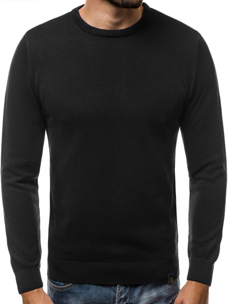 OZONEE B/2433 Мъжки пуловер черен