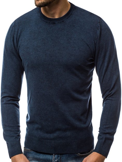 OZONEE BL/5611 Мъжки пуловер тъмносин