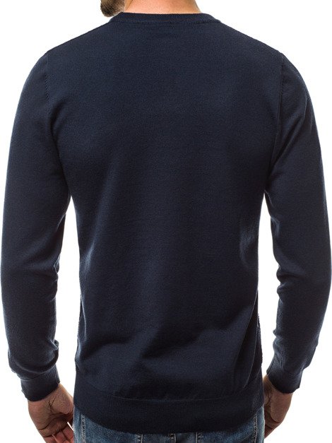 OZONEE BL/M5632 Мъжки пуловер тъмносин