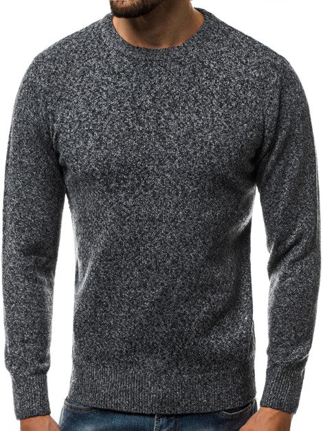OZONEE HR/1802 Мъжки пуловер графитен