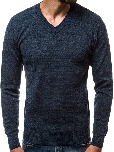 OZONEE HR/1816 Мъжки пуловер тъмносин