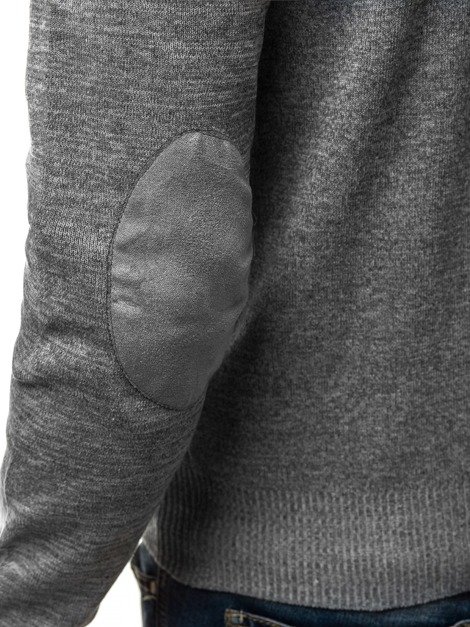 OZONEE HR/1833 Мъжки пуловер сив