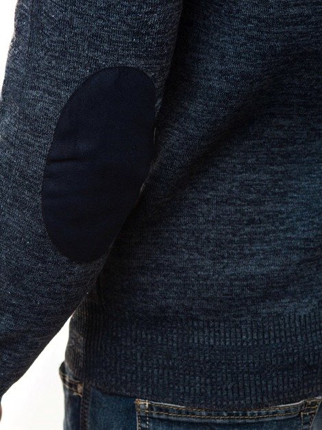 OZONEE HR/1833 Мъжки пуловер тъмносин