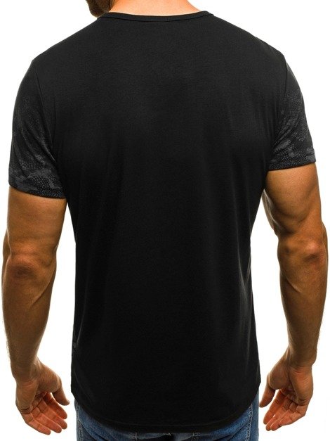 OZONEE JS/SS242 Мъжка тениска черна