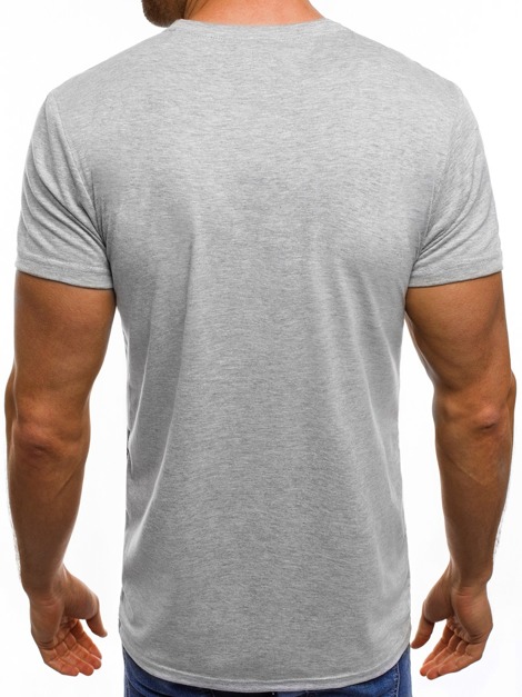 OZONEE JS/SS300 Мъжка тениска сива