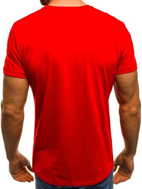 OZONEE JS/SS339 Мъжка тениска червена