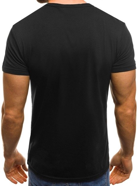 OZONEE JS/SS371 Мъжка тениска черна