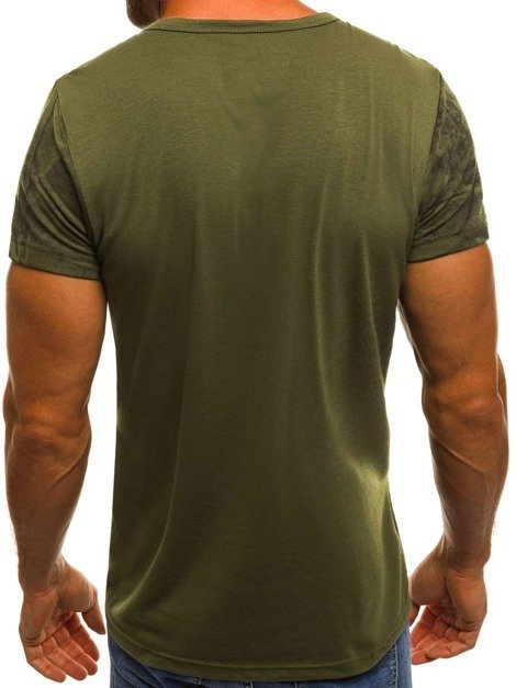 OZONEE JS/SS550 Мъжка тениска зелена