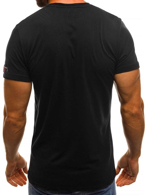 OZONEE MECH/2044 Мъжка тениска черна