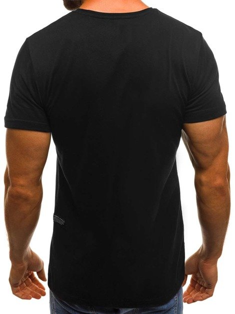 OZONEE MECH/2097T Мъжка тениска черна