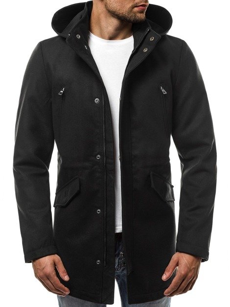 OZONEE N/5439 Мъжко палто черно