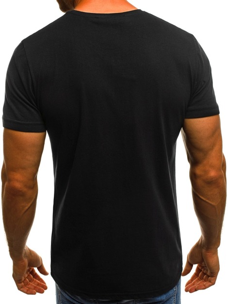 OZONEE O/1170 Мъжка тениска черна