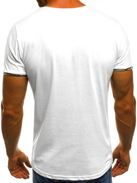 OZONEE O/1178 Мъжка тениска бяла