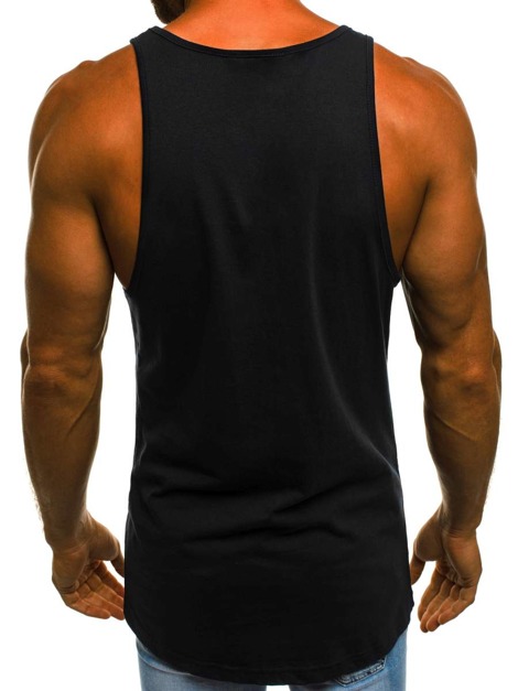 OZONEE O/1188 Мъжка тениска черна