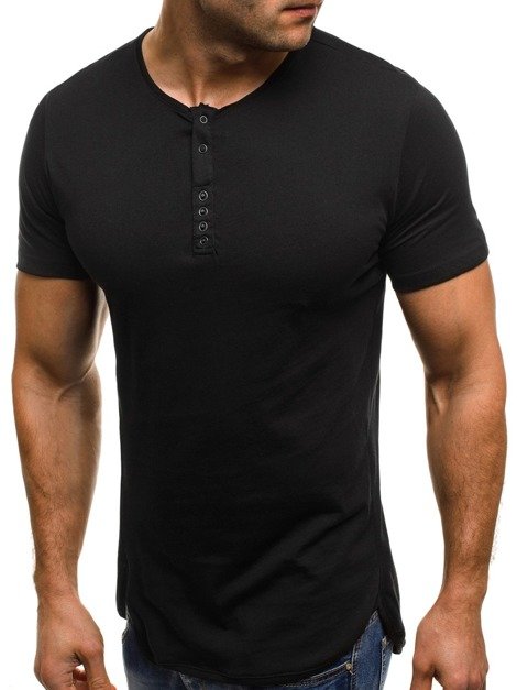 OZONEE O/181157 Мъжка тениска черна