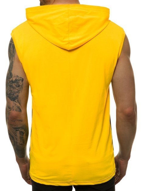 Мъжка тениска жълта OZONEE MACH/M1214
