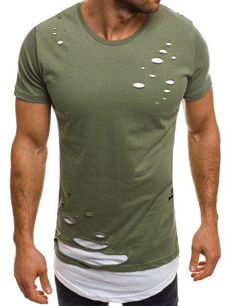 Мъжка тениска зелена OZONEE O/1115