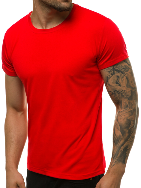 Мъжка тениска червен/2 OZONEE JS/712005/59 