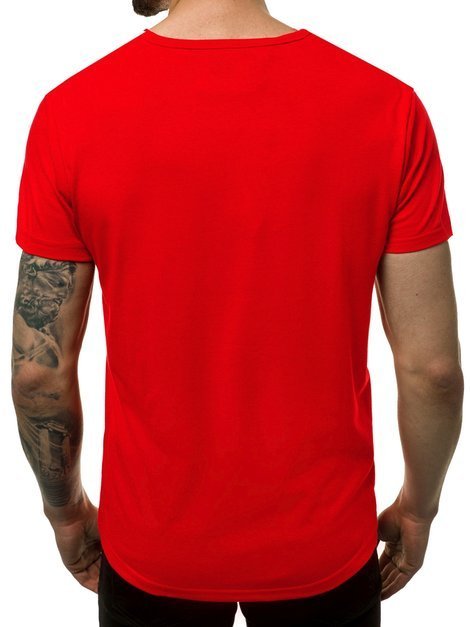 Мъжка тениска червена OZONEE JS/KS1957