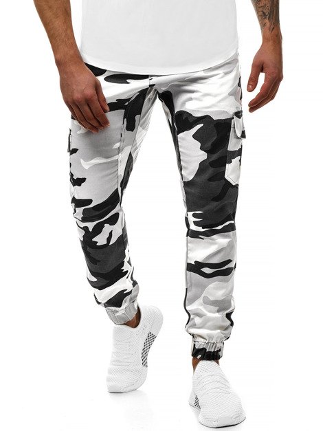 Мъжки панталони JOGER черно-бяло OZONEE A/404