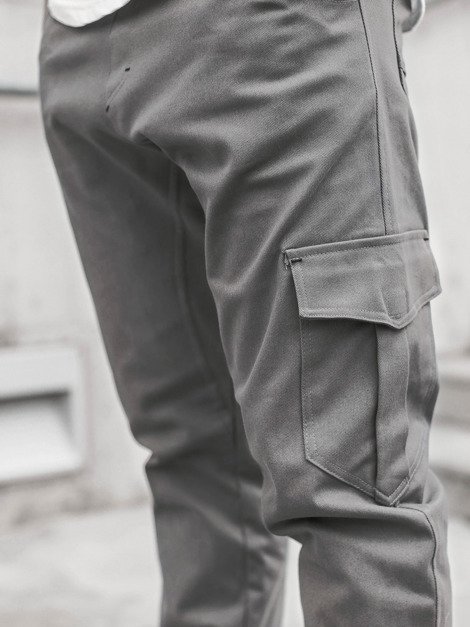 Мъжки панталони JOGGER сиви OZONEE A/404
