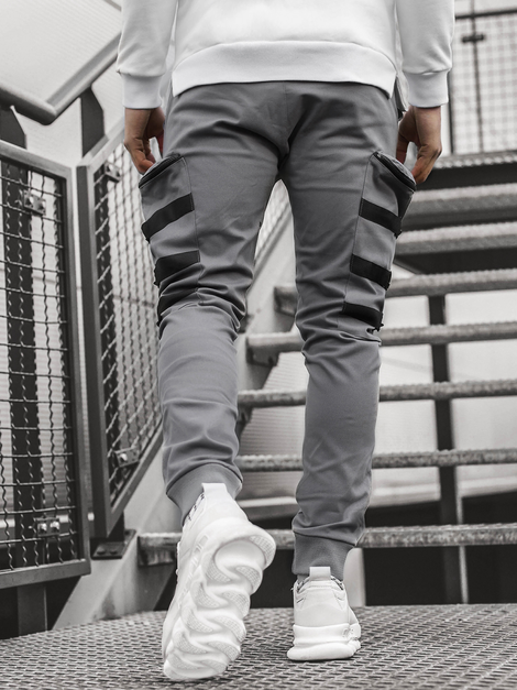 Мъжки панталони jogger сиво OZONEE G/11132