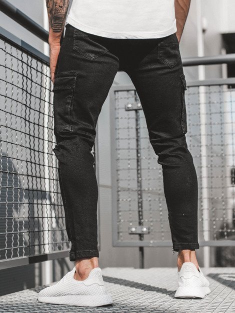 Мъжки панталони черни OZONEE G/1054