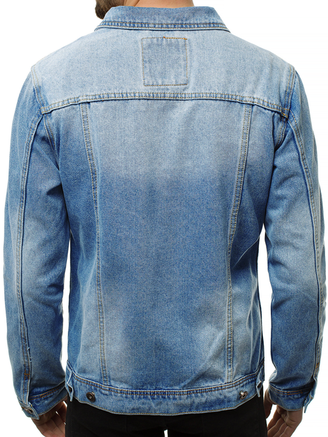 Мъжко джинсово яке синя OZONEE V/19276