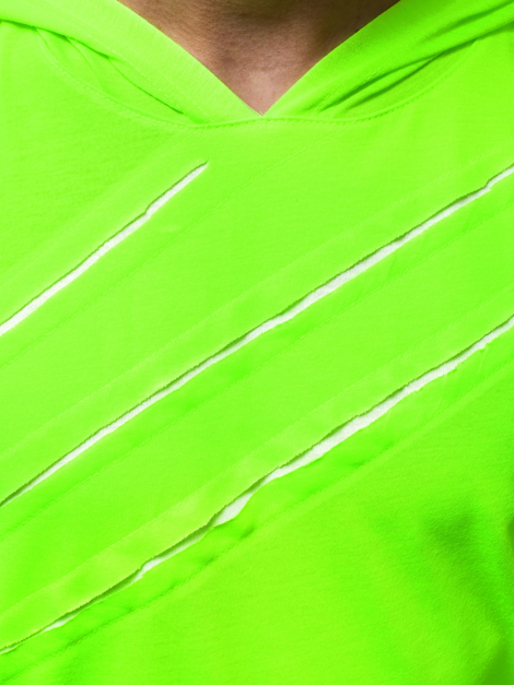 Тениска без ръкав зелена-неон OZONEE O/1254XZ