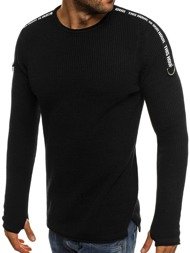 BREEZY 9040 Мъжки пуловер черен