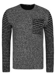 JACK DAVIS JK1035S Мъжки пуловер графитен