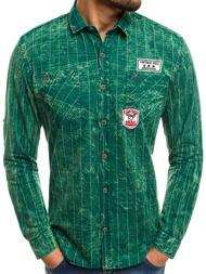 NORTHIST 2505 Мъжка риза зелена