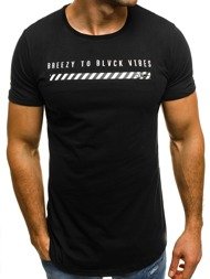 OZONEE B/181000  Мъжка тениска черна