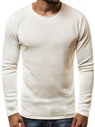 OZONEE B/2097 Мъжки пуловер екрю
