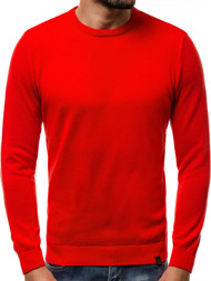 OZONEE B/2433 Мъжки пуловер червен